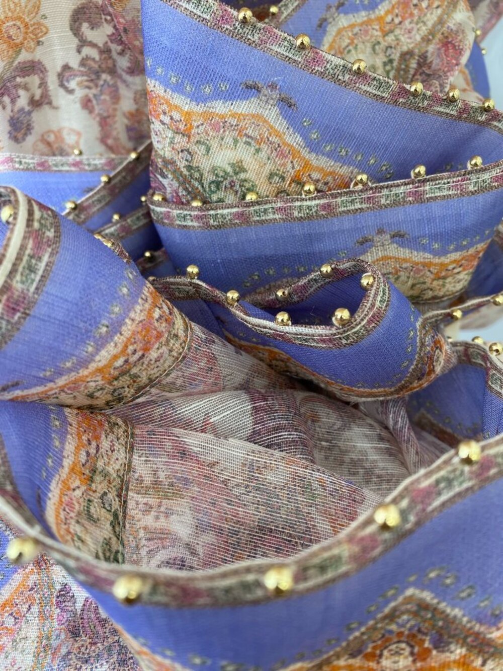 Zimmermann Alchemy Paisley Print Linen & Silk Dress - Picture 12 of 12